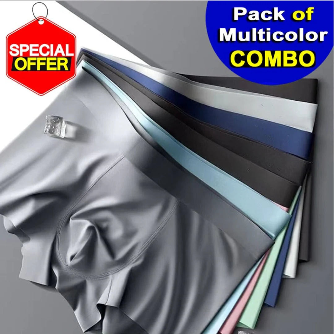 Men's Ice Silk Briefs Boxers – Pack of 5