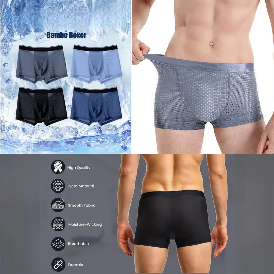 Men's Ice Silk Briefs Boxers – Pack of 5