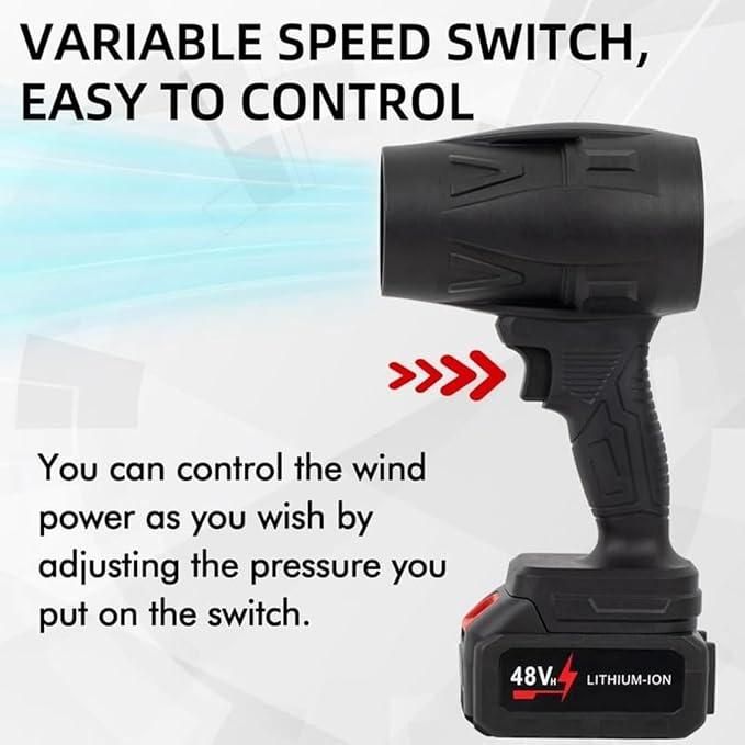 Cordless Turbo Jet Blower – Powerful Handheld Air Dryer
