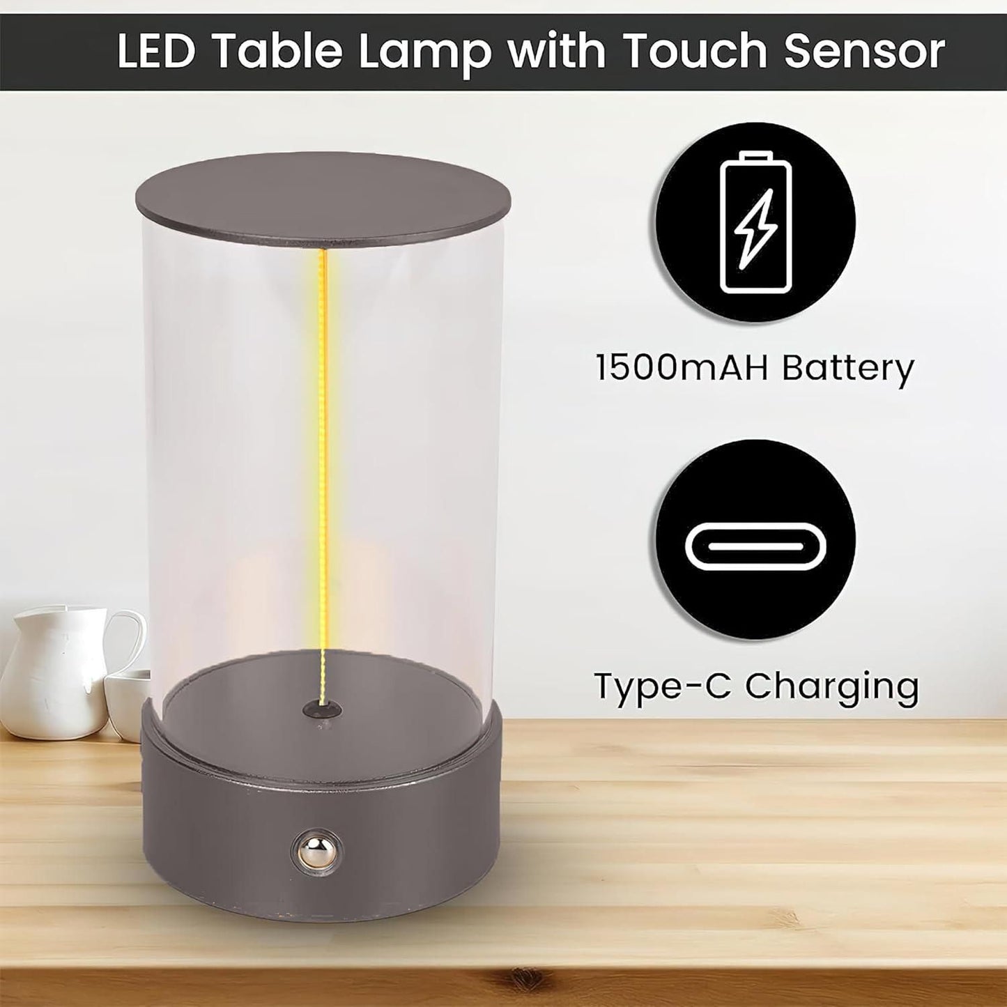 Magnetic Lamp Light – Desk, Night & Bedroom Decor Lamp