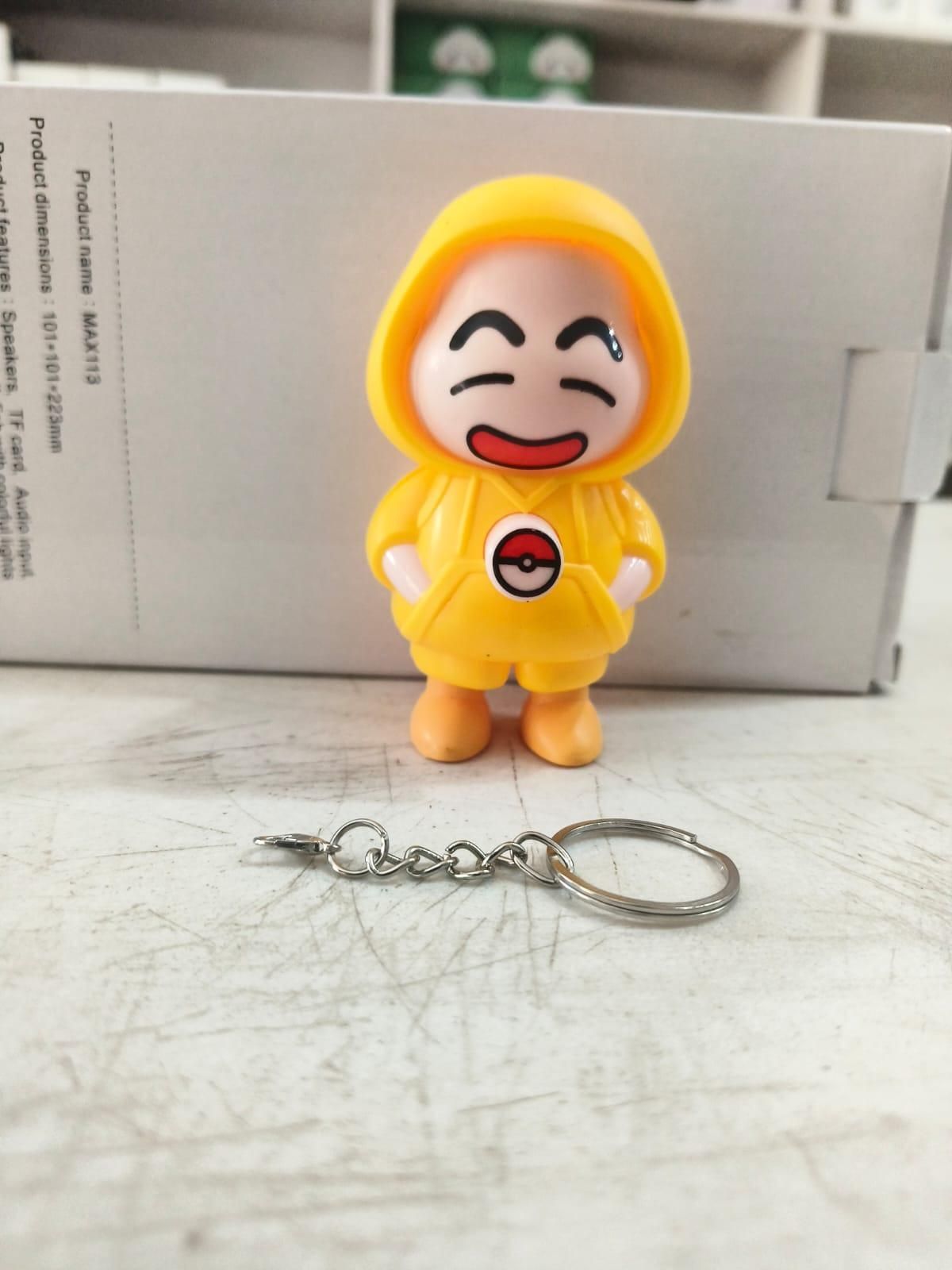 Shinchan Face Changing Keychain – Fun PVC Cartoon Key Ring