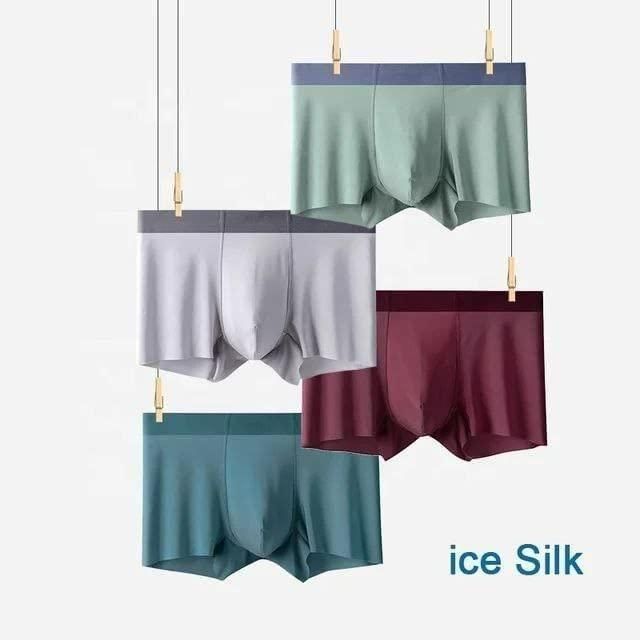 Men's Ice Silk Briefs Boxers – Pack of 5