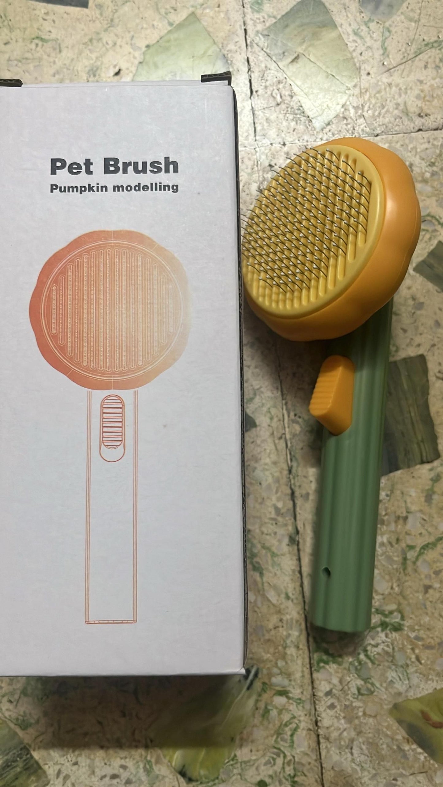 Self-Cleaning Dog & Cat Comb – Pet Grooming Brush
