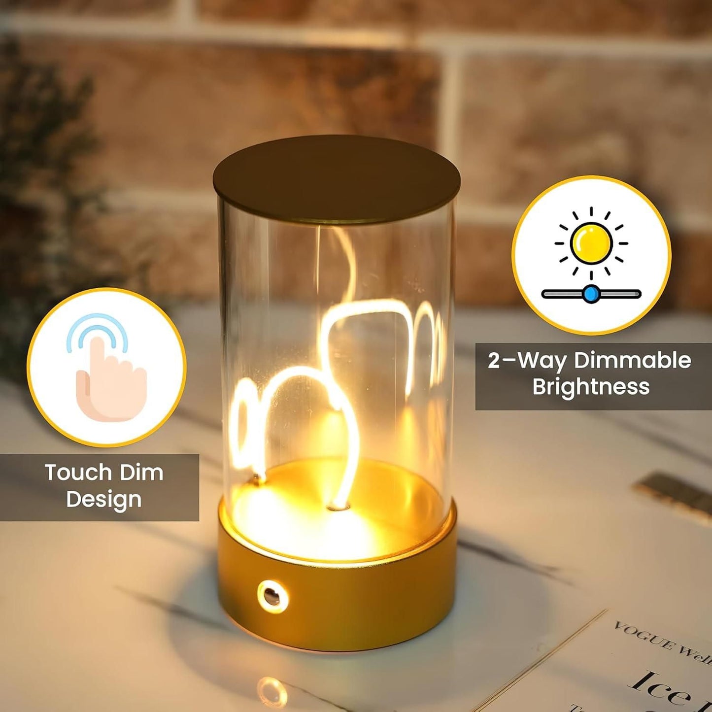 Magnetic Lamp Light – Desk, Night & Bedroom Decor Lamp
