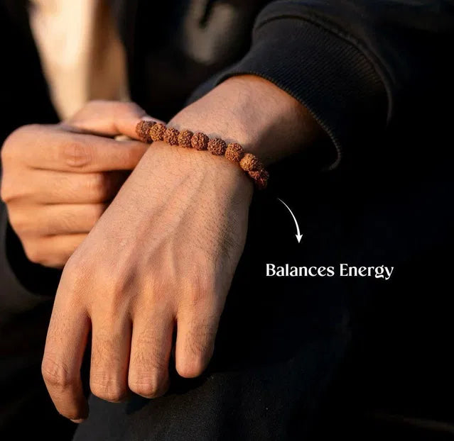 7 Mukhi Rudraksha Bracelet for Wealth & Spiritual Growth