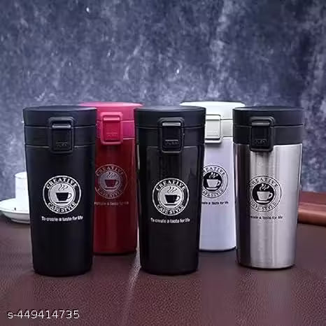 Stainless Steel Vacuum Tumbler Mug – 380ml Travel Flask