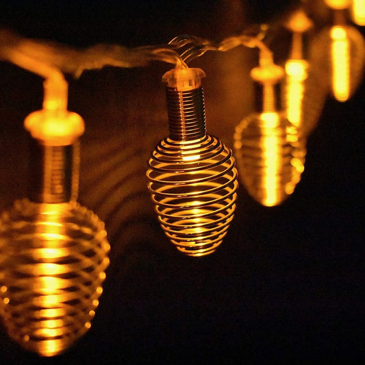 Spring Light – 14 LED Golden Ball Festive Decoration Lights - ShoCial