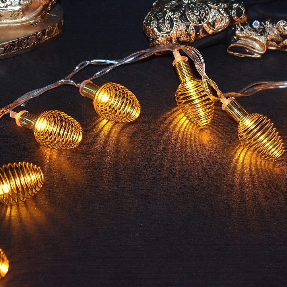 Spring Light – 14 LED Golden Ball Festive Decoration Lights - ShoCial
