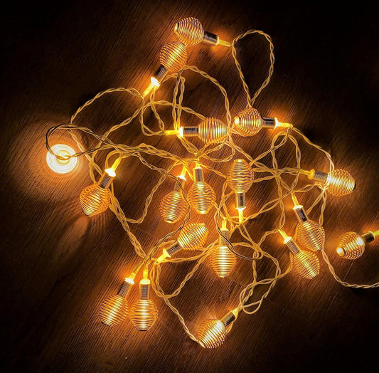 Spring Light – 14 LED Golden Ball Festive Decoration Lights - ShoCial