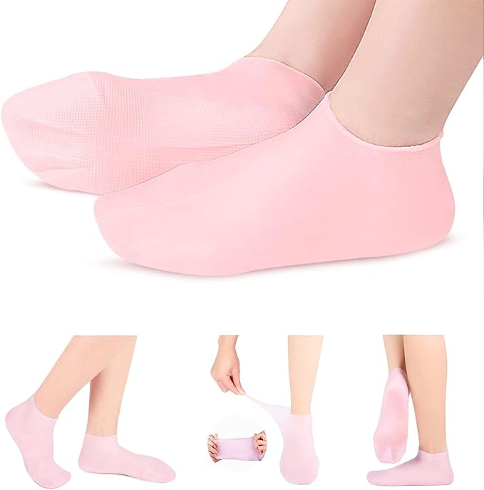 Moisturizing Silicone Spa Gel Socks – Dry & Cracked Feet