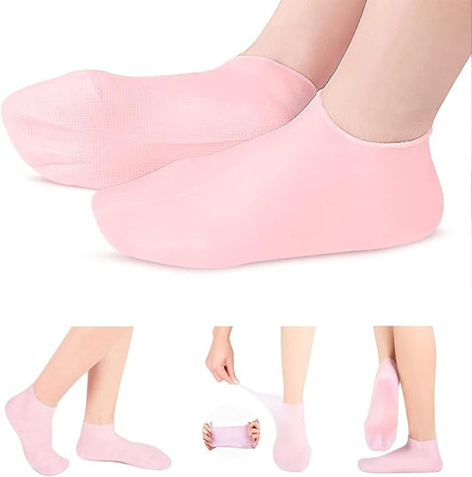Moisturizing Silicone Spa Gel Socks – Dry & Cracked Feet