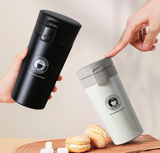 Stainless Steel Vacuum Tumbler Mug – 380ml Travel Flask