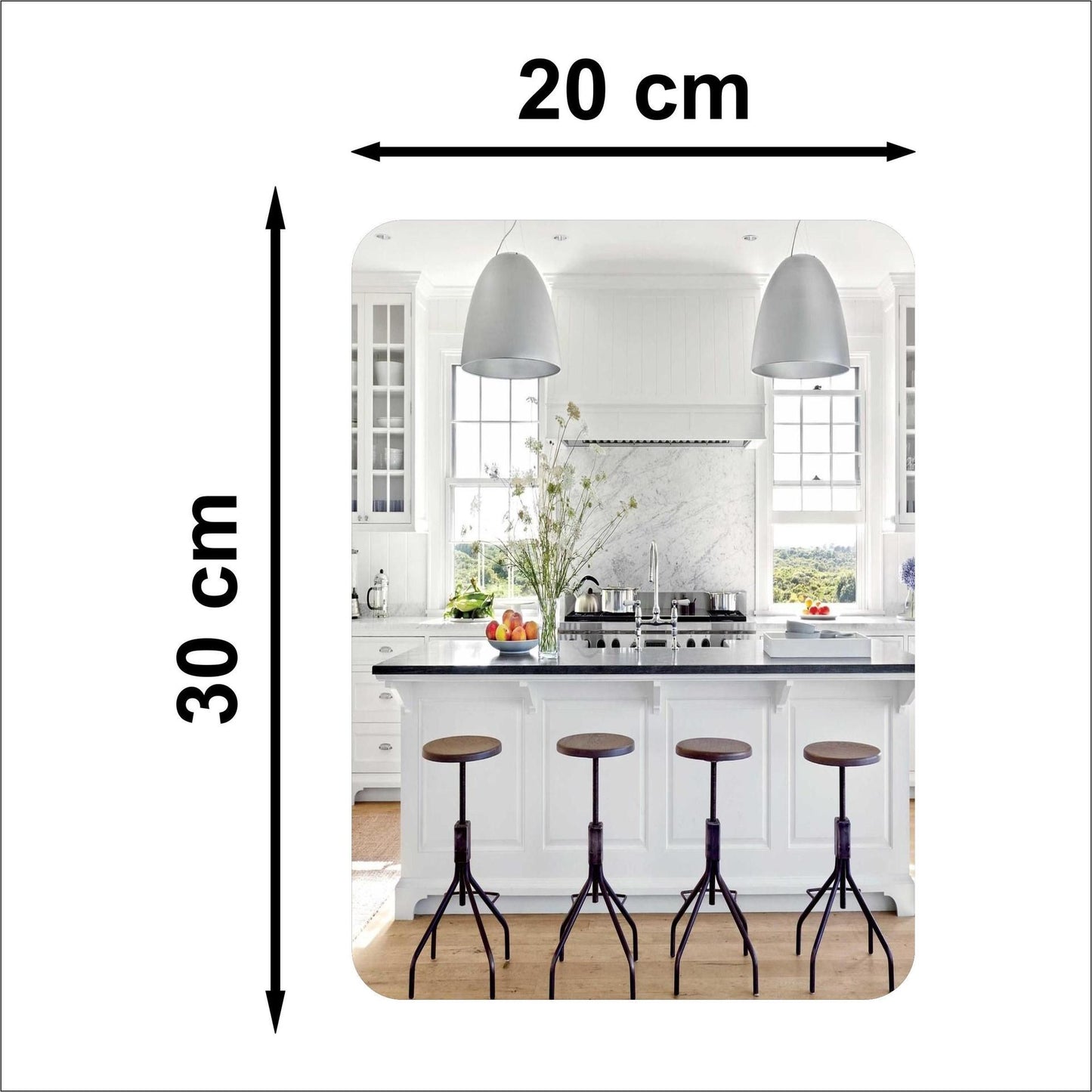 Oval & Square HD Bendable Self-Adhesive Mirror Combo (Pack of 2) - ShoCial