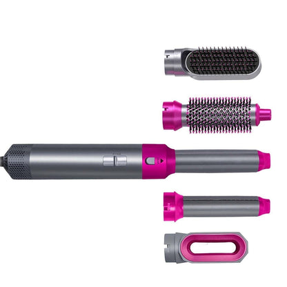 5-in-1 Hair Styler – Detachable Hot Air Brush & Dryer