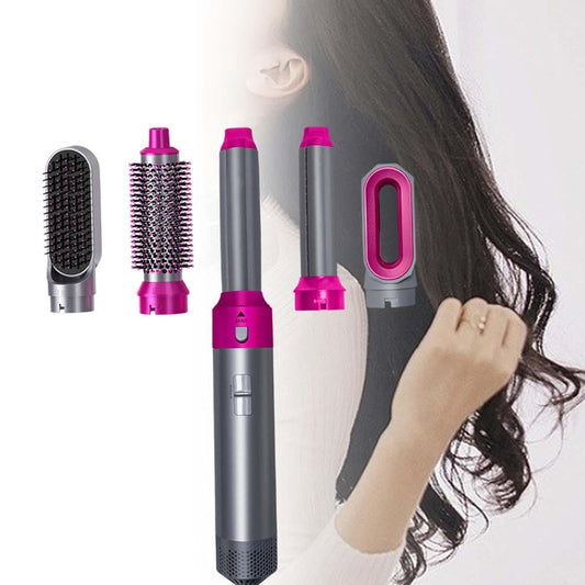 5-in-1 Hair Styler – Detachable Hot Air Brush & Dryer