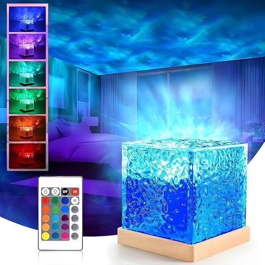 Rotating Ripple Night Light - ShoCial