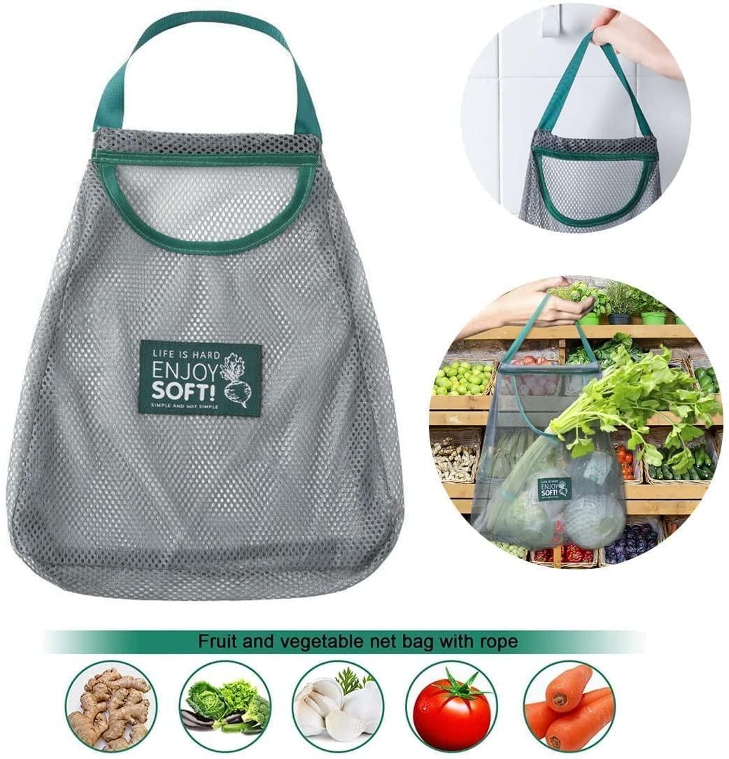 Reusable Mesh Bags – Hanging Veg & Fruit Storage - ShoCial
