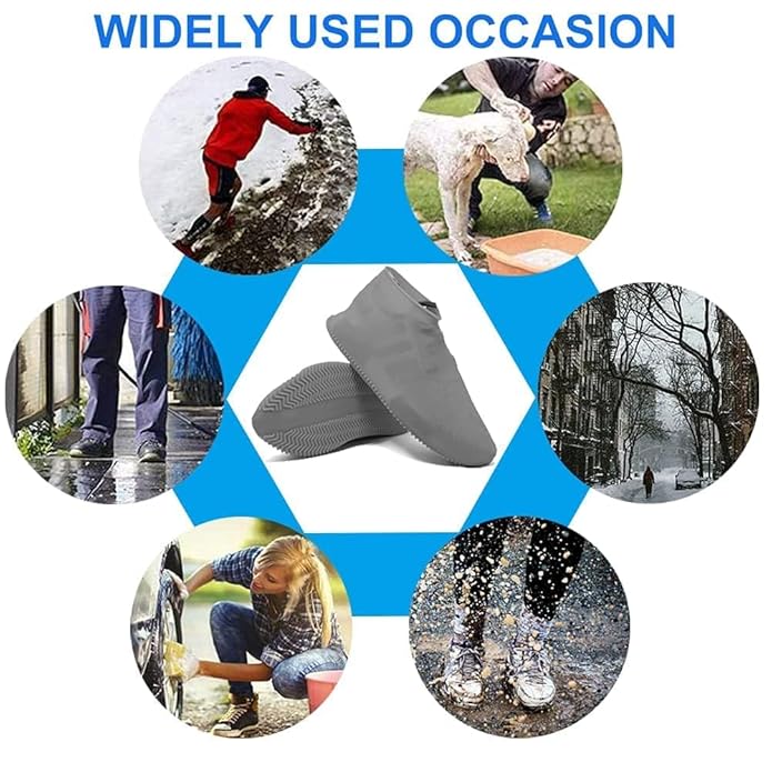 Waterproof Silicone Shoe Covers – Reusable Rain Boots - ShoCial