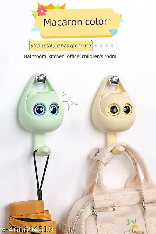 Cat Eye Wall Hook – Cute Adhesive Decorative Hook