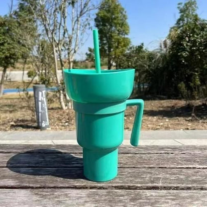 BPA-Free 2-in-1 Cup – 900ml Leak-Proof with Straw - ShoCial