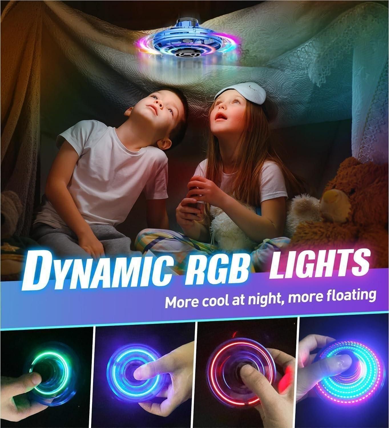 Magical Gyro Flying Spinner – Fun Aerial LED Toy - ShoCial