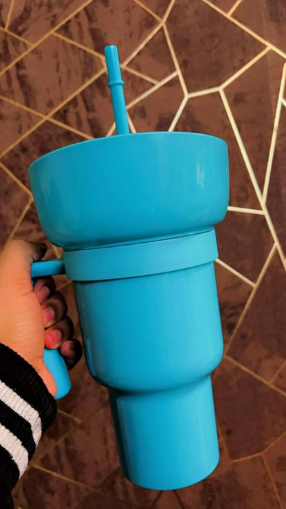 BPA-Free 2-in-1 Cup – 900ml Leak-Proof with Straw - ShoCial