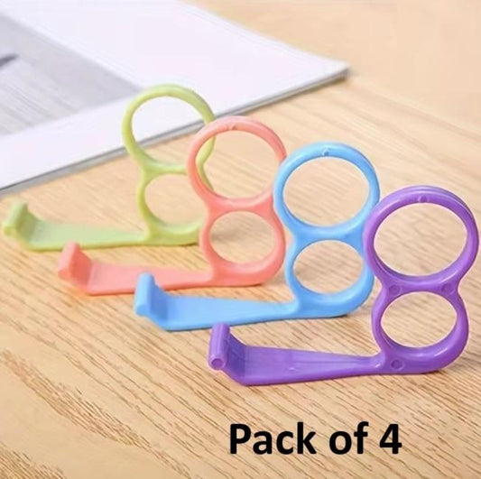Mobile Phone Ring Holder – Pack of 4 (Assorted Colors) - ShoCial