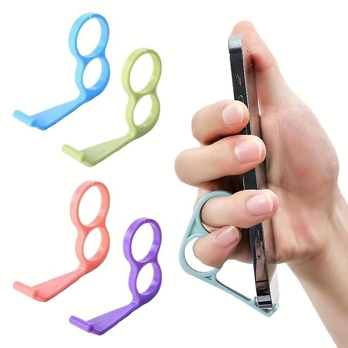 Mobile Phone Ring Holder – Pack of 4 (Assorted Colors) - ShoCial