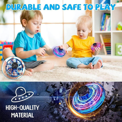Magical Gyro Flying Spinner – Fun Aerial LED Toy - ShoCial