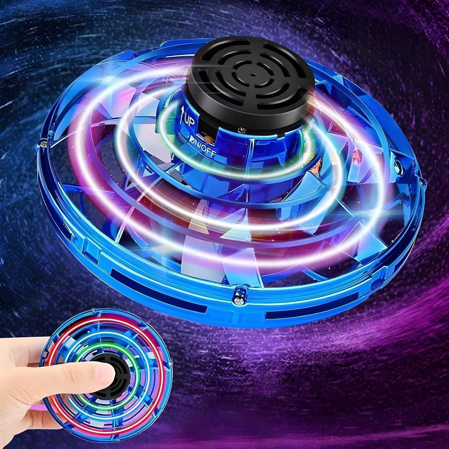 Magical Gyro Flying Spinner – Fun Aerial LED Toy - ShoCial