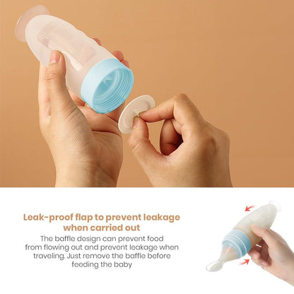 Premium Baby Food Squeeze Feeder Spoon - ShoCial