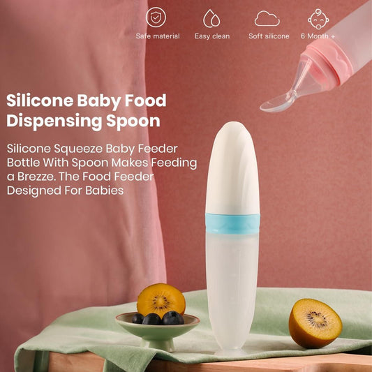Premium Baby Food Squeeze Feeder Spoon - ShoCial