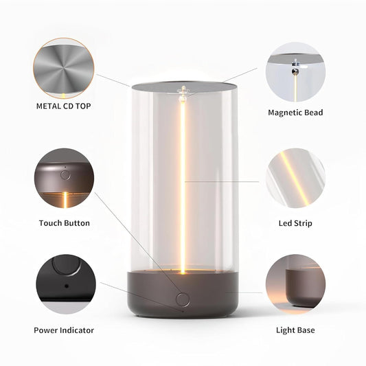 Magnetic Lamp Light – Desk, Night & Bedroom Decor Lamp