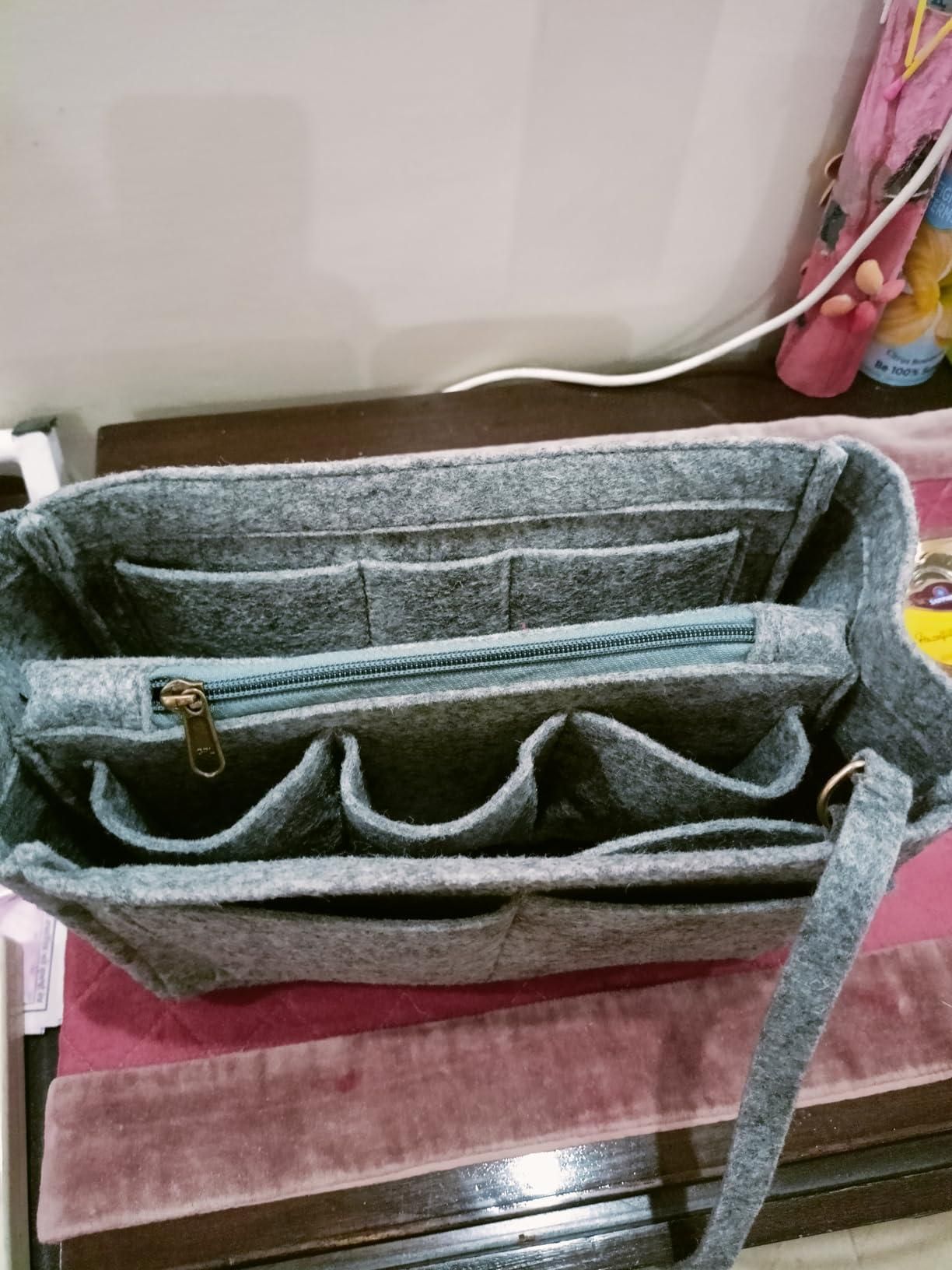 Felt Fabric Purse Organizer – Compact Handbag Insert - ShoCial