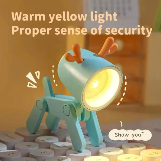 Mini LED Desk Lamp – Cute Deer Shape Night Light
