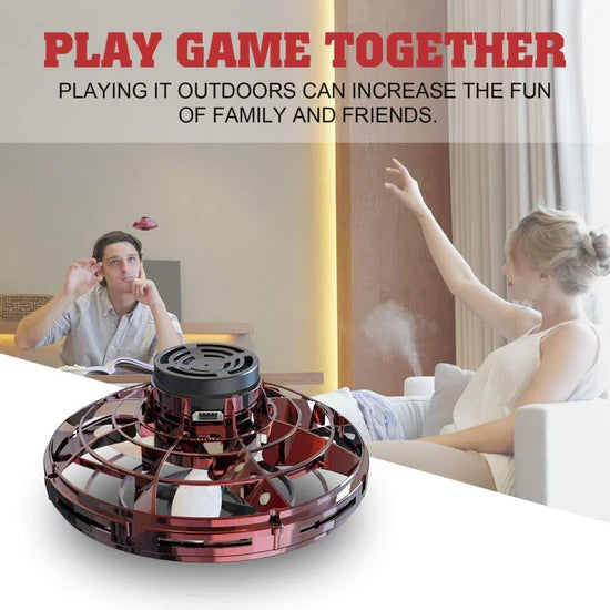 Magical Gyro Flying Spinner – Fun Aerial LED Toy - ShoCial