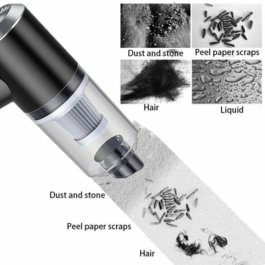 Portable Air Duster & Wireless Vacuum Cleaner – 9000Pa