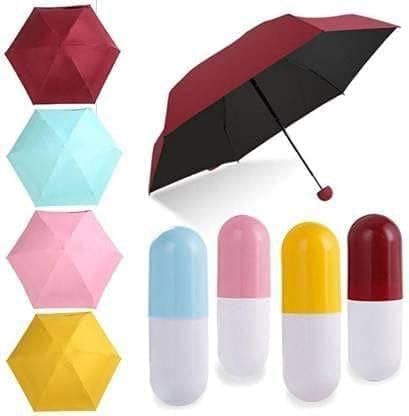 Mini Compact Capsule Umbrella – Portable & Waterproof