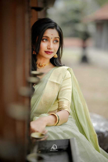 YNF Soft Silk Mohini Vol 19 Saree – Elegant Zari Woven Soft Silk Saree with Blouse