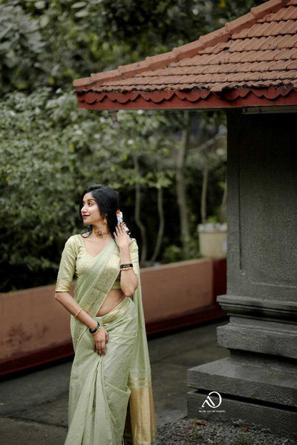 YNF Soft Silk Mohini Vol 19 Saree – Elegant Zari Woven Soft Silk Saree with Blouse