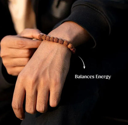 7 Mukhi Rudraksha Bracelet for Wealth & Spiritual Growth