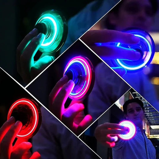 Magical Gyro Flying Spinner – Fun Aerial LED Toy